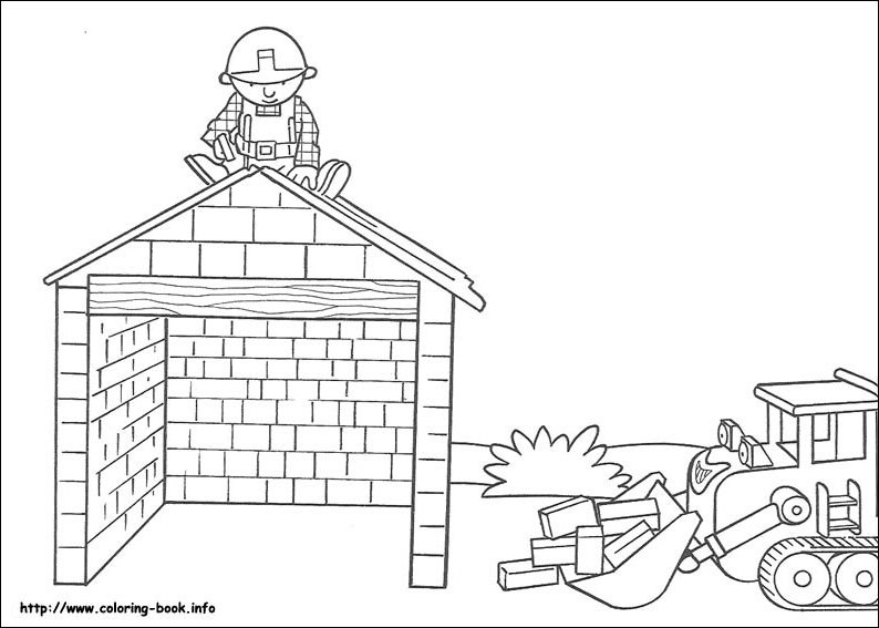 巴布工程师线稿图片