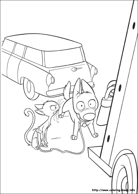 超级闪电狗填色图片-2