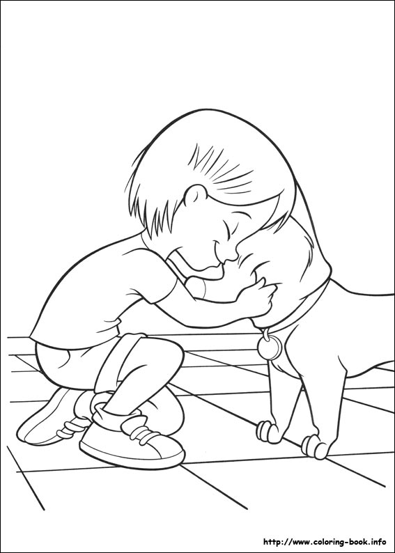 超级闪电狗填色图片-1