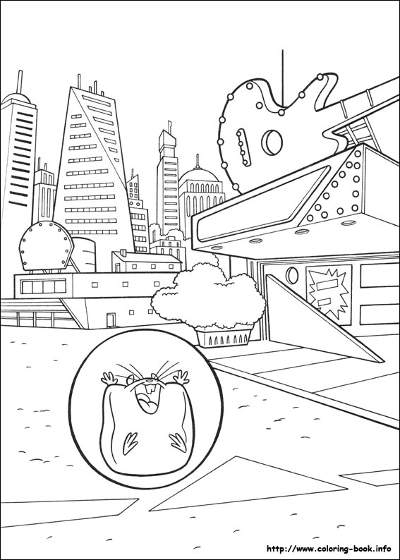 超级闪电狗填色图片-6