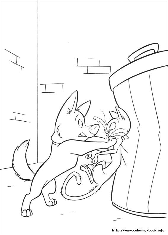 闪电狗简笔画图片-1