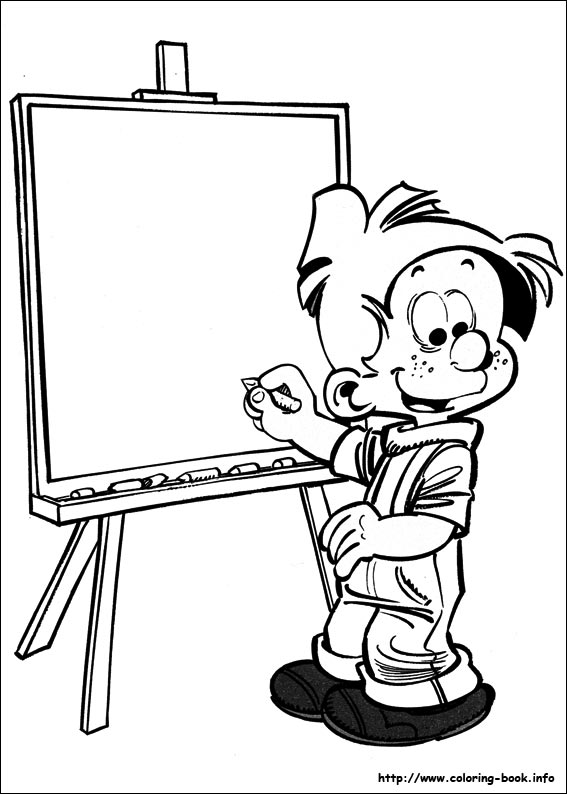 布尔和比利简笔画图片-7