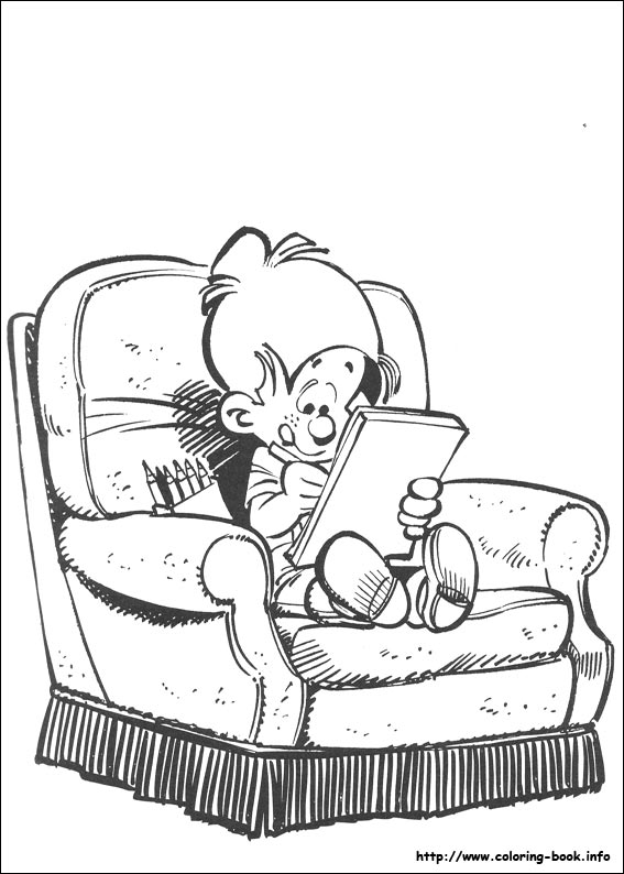 布尔和比利填色图片-3