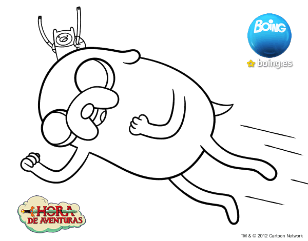 探险时光着色页-2