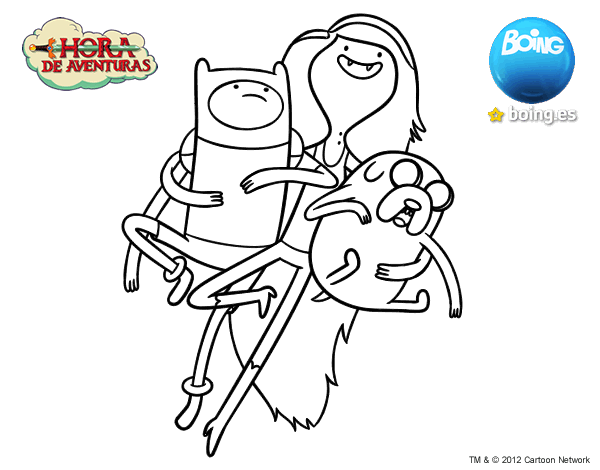 探险时光着色页-4