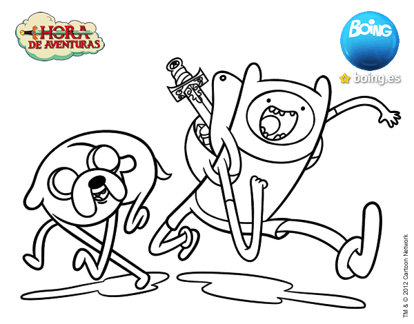 探险时光着色页-5