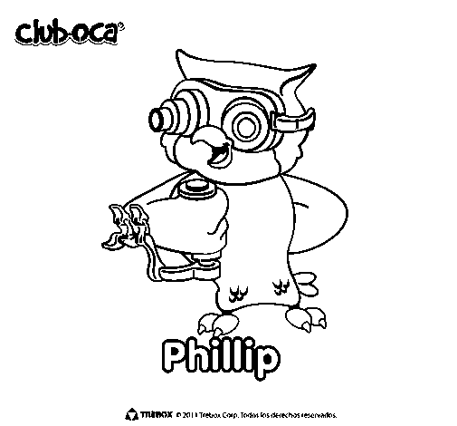 Philip着色页