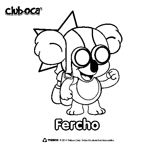 Fercho着色页