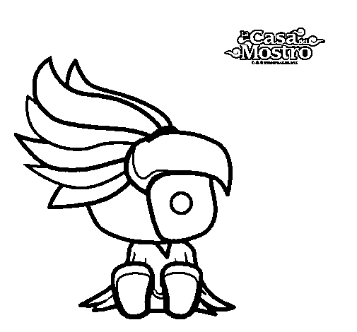 Mostro简笔画图片-4