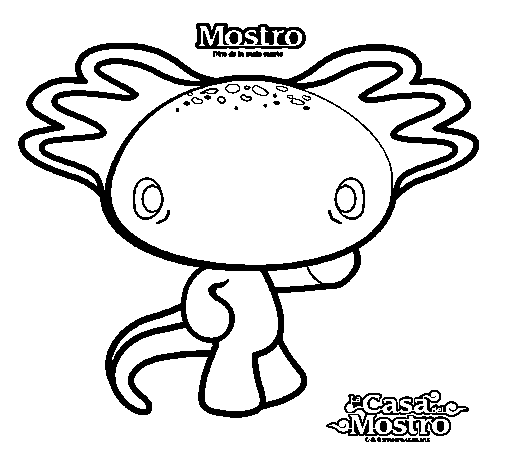 Mostro简笔画图片-2