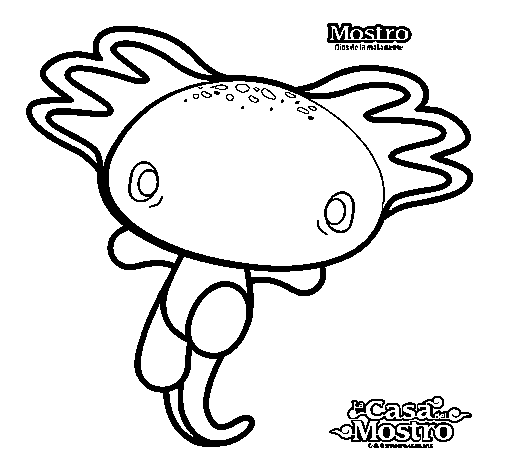 Mostro简笔画图片-1