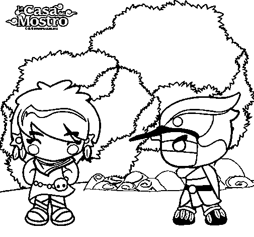 Mostro简笔画图片-7