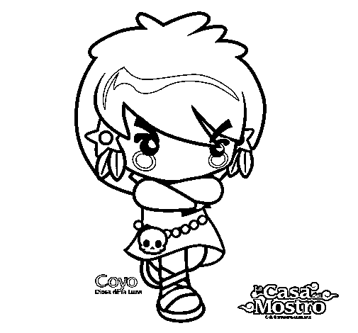 Mostro简笔画图片-11