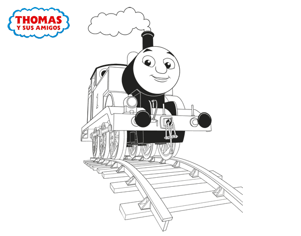 托马斯的朋友简笔画图片-3