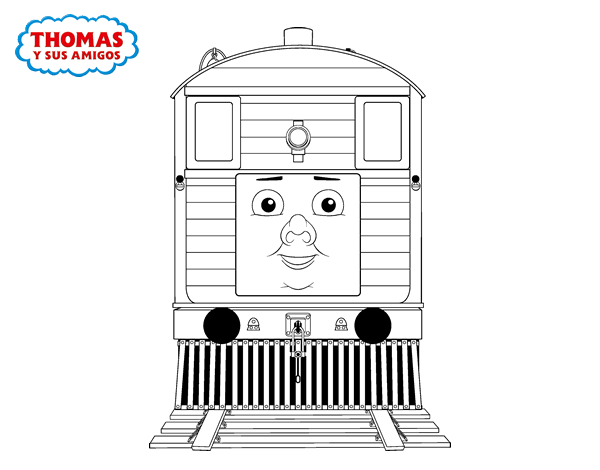 托马斯的朋友简笔画图片-1