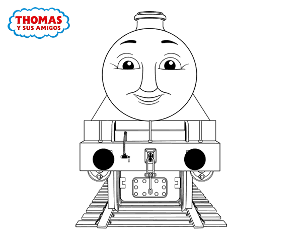 托马斯的朋友简笔画图片-2