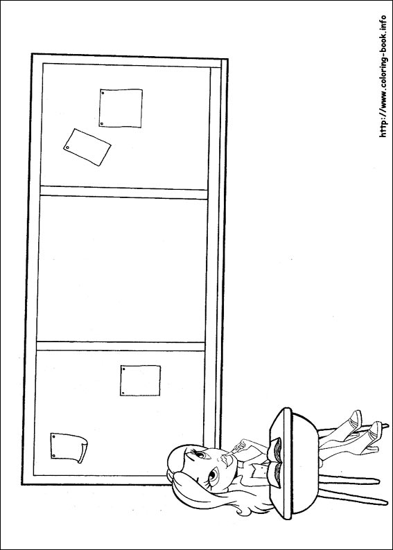 芭茨娃娃线稿图片