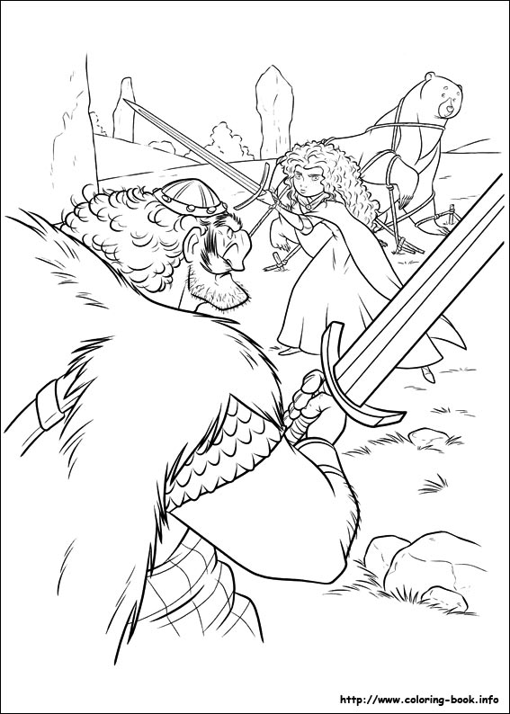 勇敢传说线稿图片