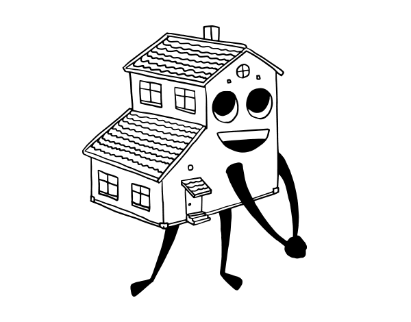 房屋简笔画图片