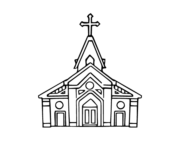 巴西教堂简笔画图片