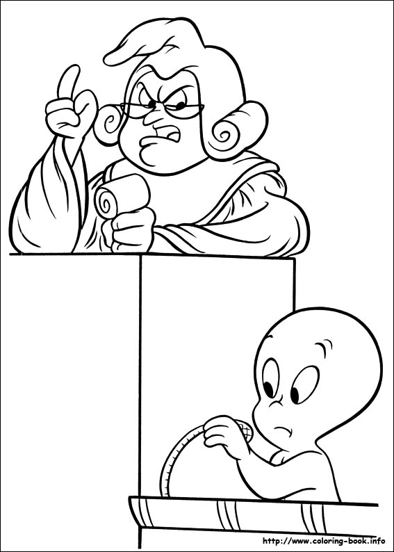 鬼马小精灵线稿图片-2