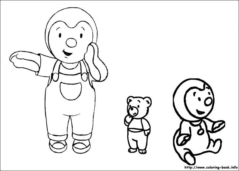 查理的幼儿园日记填色图片-1