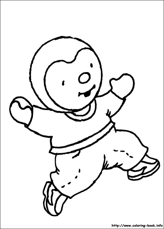 查理和米莫填色图片-8