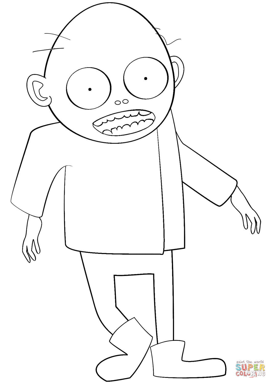 僵尸填色图片-6