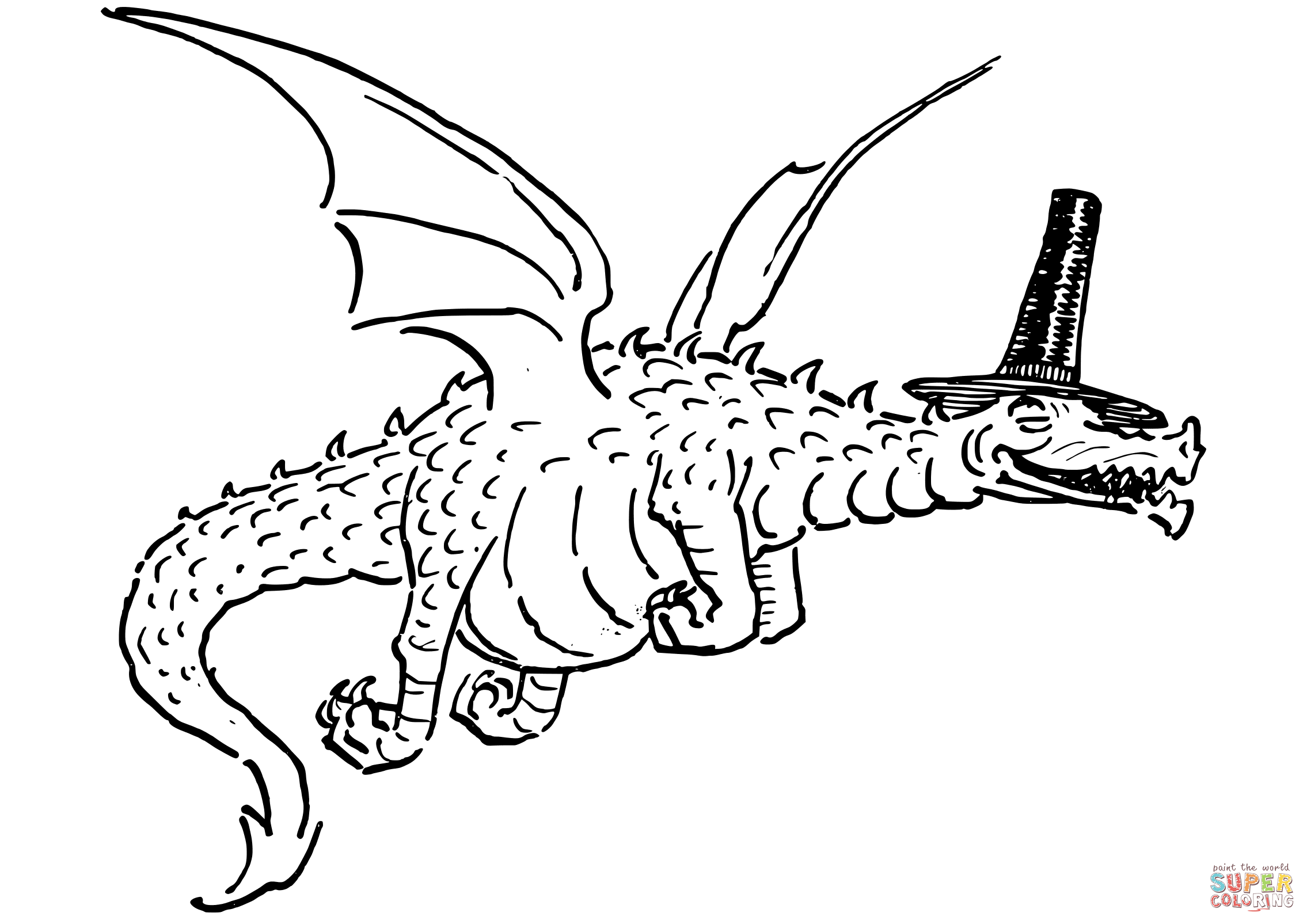 飞龙简笔画图片