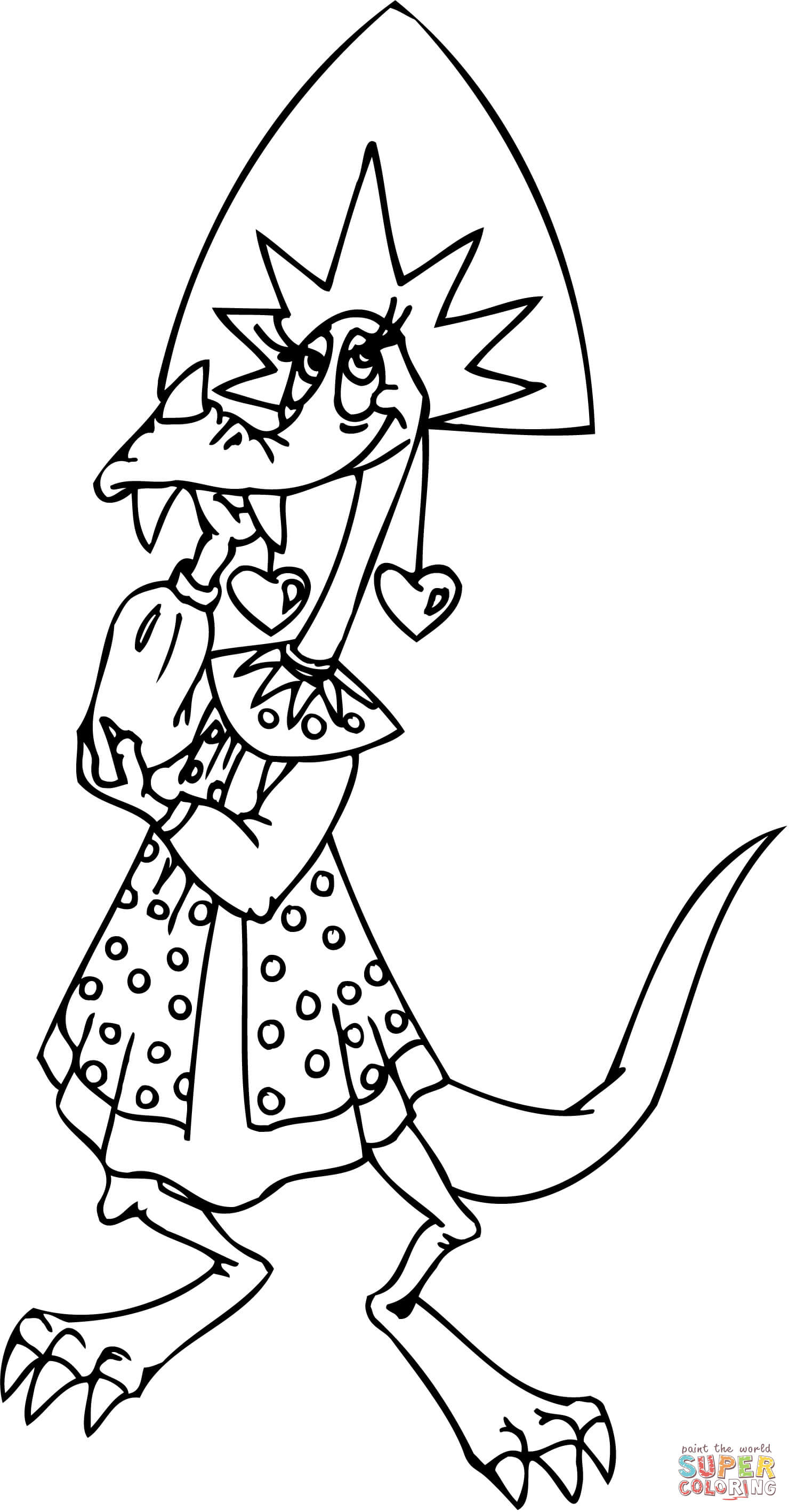 穿着俄罗斯传统服装的龙简笔画图片