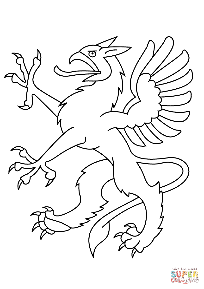 纹章龙简笔画图片