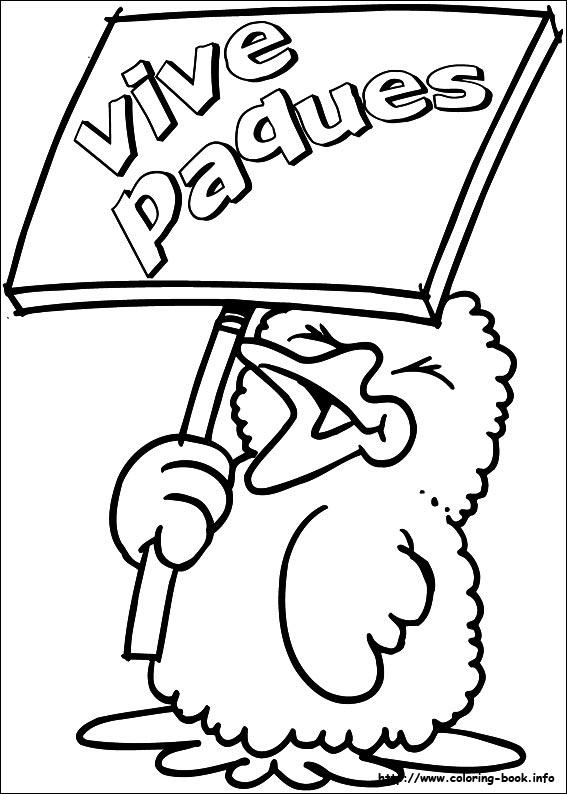 复活节小鸡简图片-1