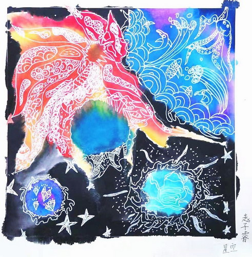 孤单星球绘画一等奖