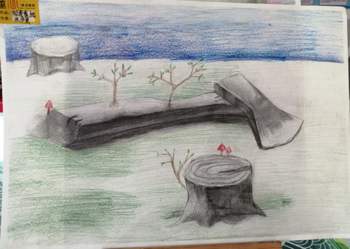 创意素描一年级绘画