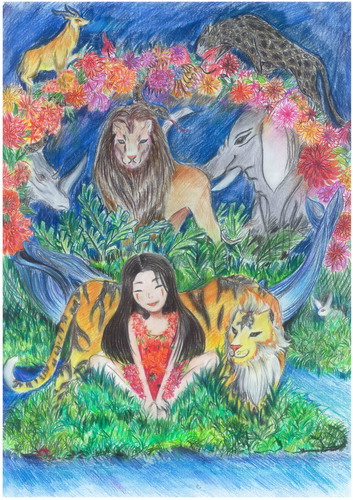 我爱大自然儿童绘画简单