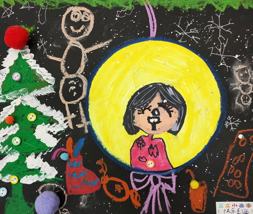 快乐圣诞画画简单