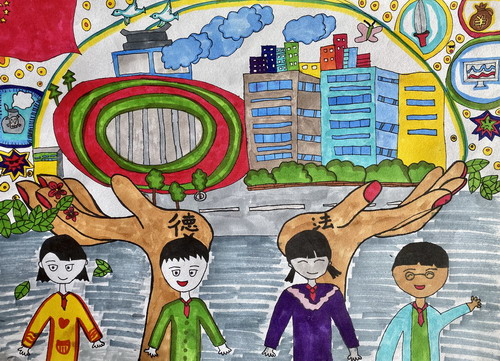 德与法三年级儿童画