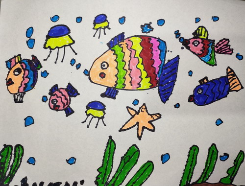 海底世界画画好看