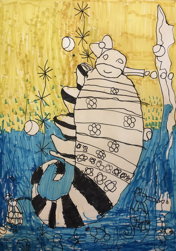 海马六年级绘画