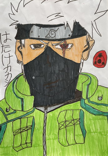 旗木卡卡西画简单好看