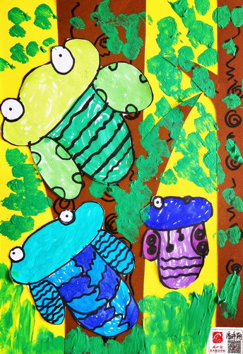 夏日蝉鸣五年级绘画