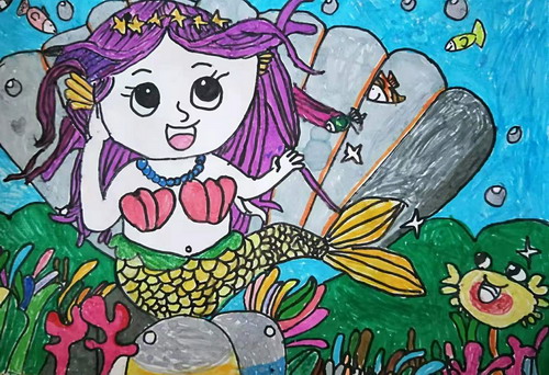 美人鱼画画好看