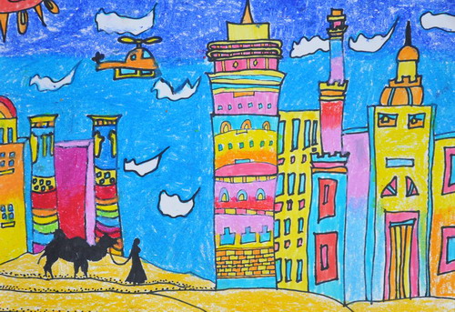 大漠新城绘画获奖作品