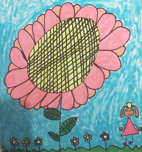 美丽的花儿童绘画获奖