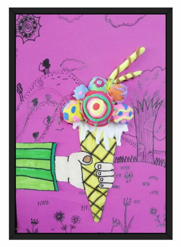 冰激凌绘画获奖作品