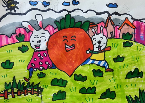 团结的力量儿童绘画获奖