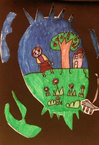 小红帽儿童绘画获奖