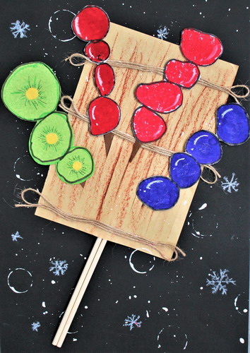 冰糖的幸福四年级绘画