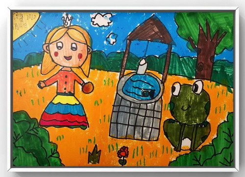 青蛙王子儿童绘画获奖