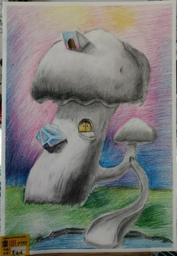 创意素描小学生绘画